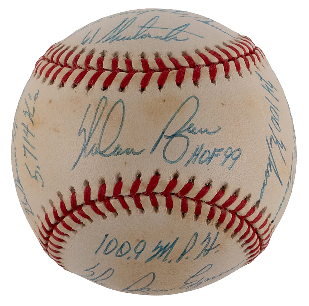 Nolan Ryan Signed Limited Edition STAT Baseball