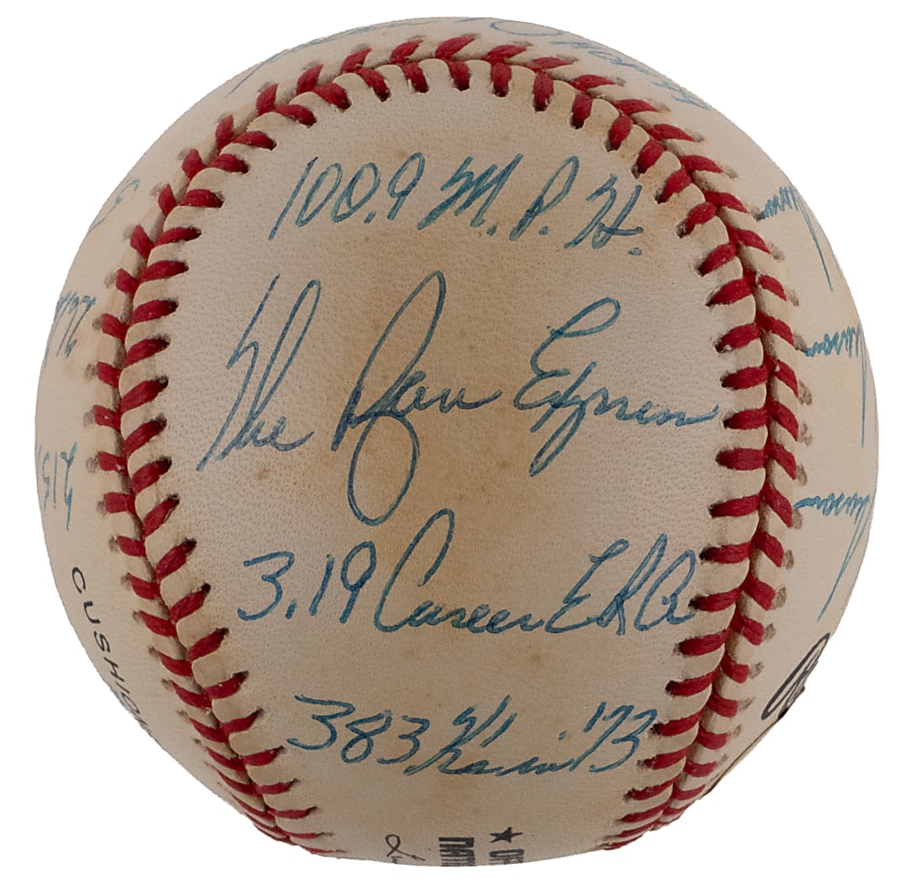 Nolan Ryan Signed Limited Edition STAT Baseball