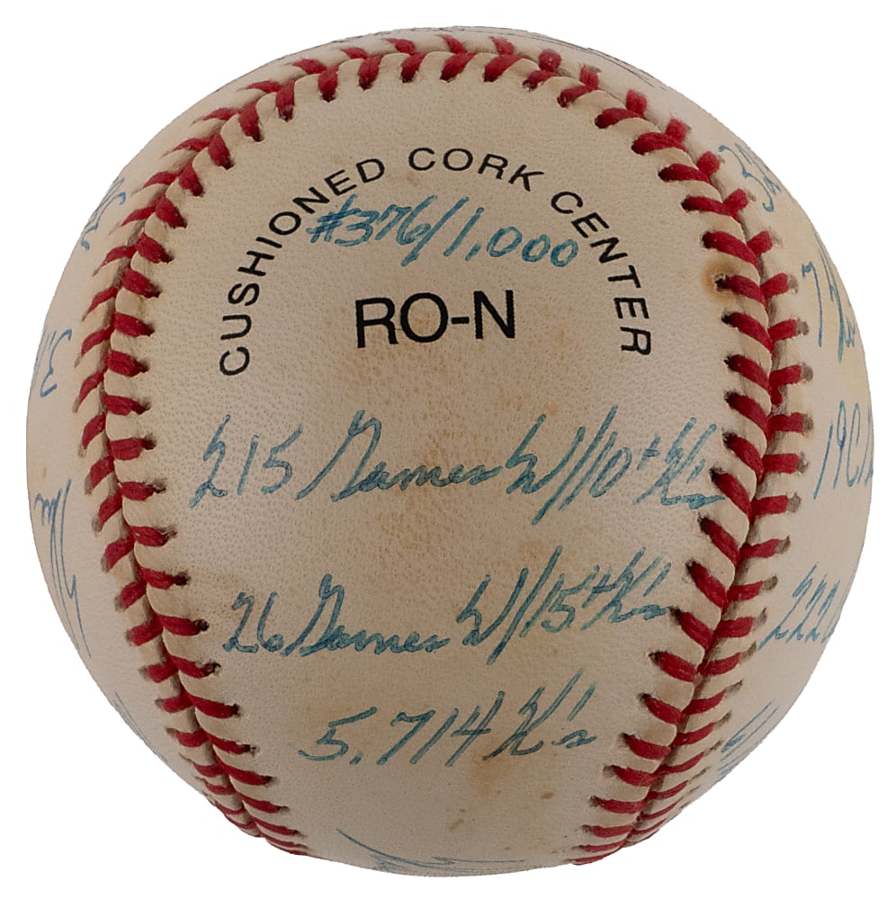 Nolan Ryan Signed Limited Edition STAT Baseball