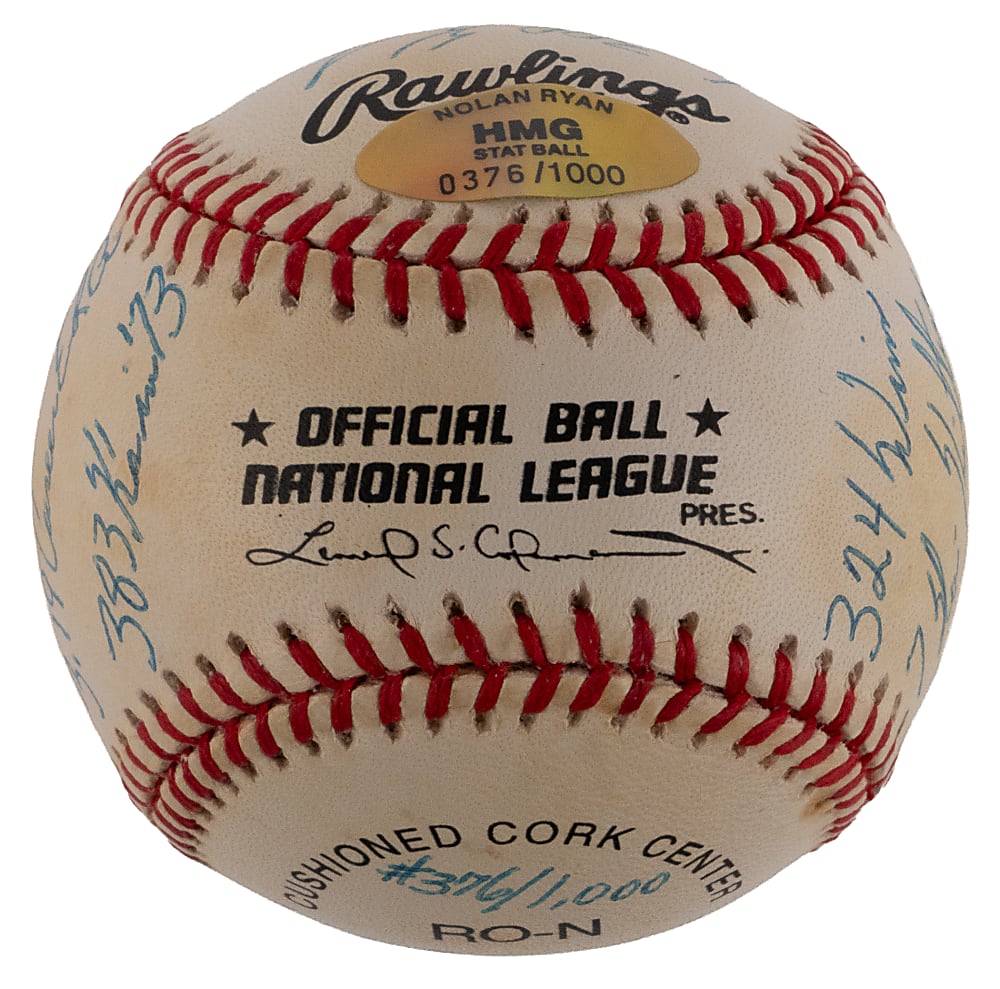Nolan Ryan Signed Limited Edition STAT Baseball