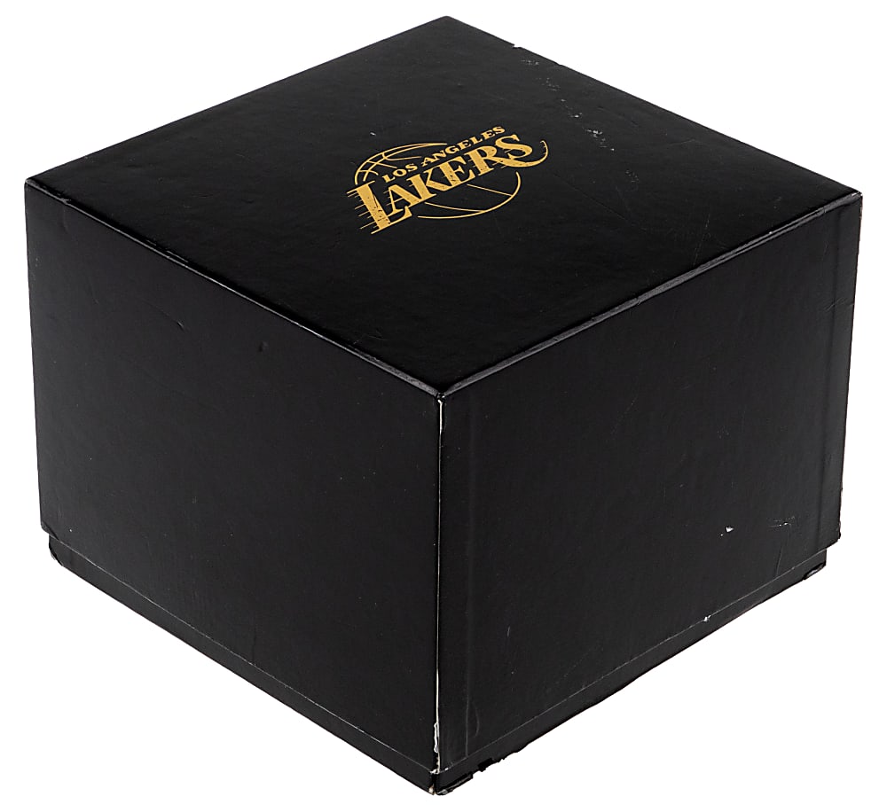 2009 Los Angeles Lakers NBA Championship 15K Gold Ring Presented to Ronnie Lester with COA & Deluxe Case