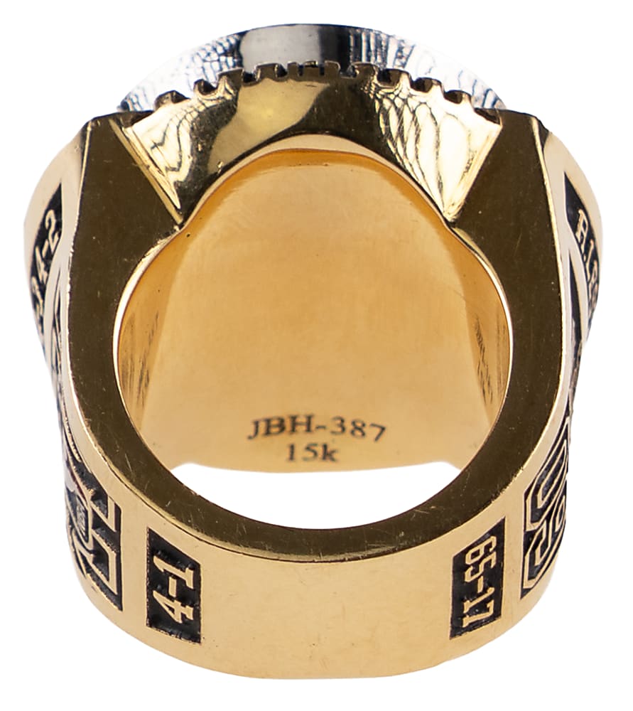 2009 Los Angeles Lakers NBA Championship 15K Gold Ring Presented to Ronnie Lester with COA & Deluxe Case