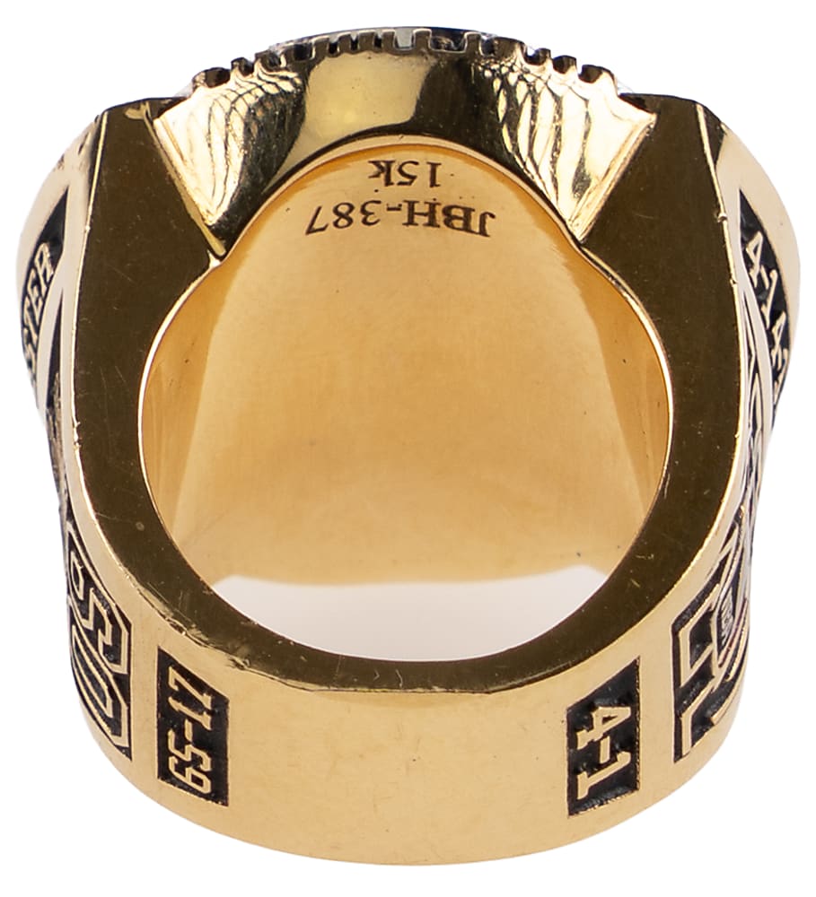 2009 Los Angeles Lakers NBA Championship 15K Gold Ring Presented to Ronnie Lester with COA & Deluxe Case
