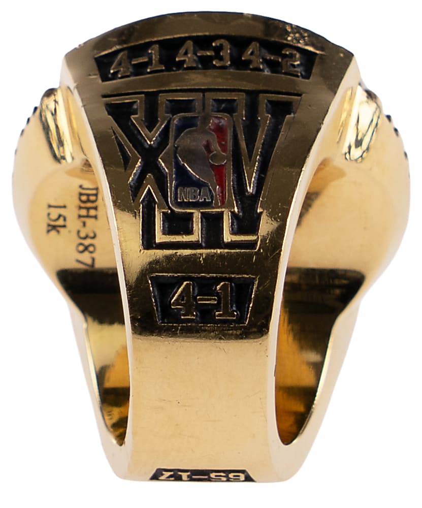 2009 Los Angeles Lakers NBA Championship 15K Gold Ring Presented to Ronnie Lester with COA & Deluxe Case