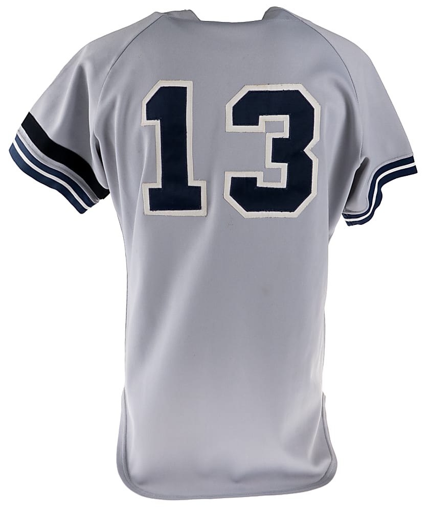 1986 Mike Pagliarulo Signed New York Yankees Game-Used Road Jersey