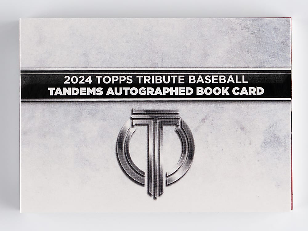 2024 Topps Tribute Tandems Autographs Ken Griffey Jr. & Mike Trout #/25 Booklet - Griffey Jersey Number!