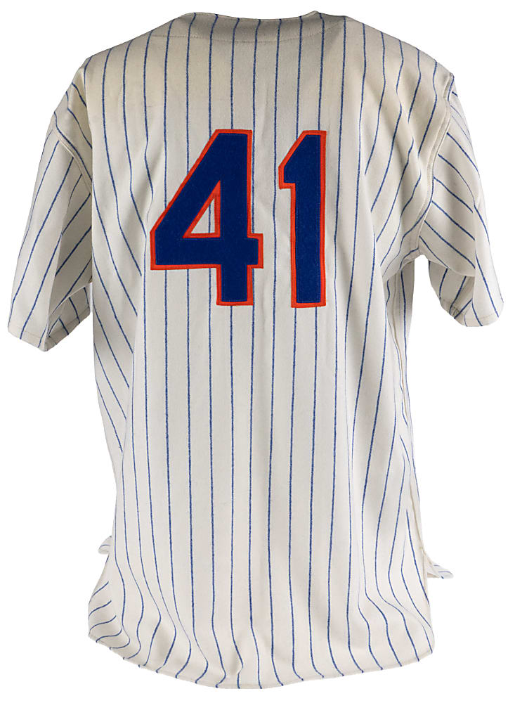 Tom Seaver Signed Mitchell & Ness Cooperstown Collection 1969 New York Mets Retro Home Jersey - Steiner COA