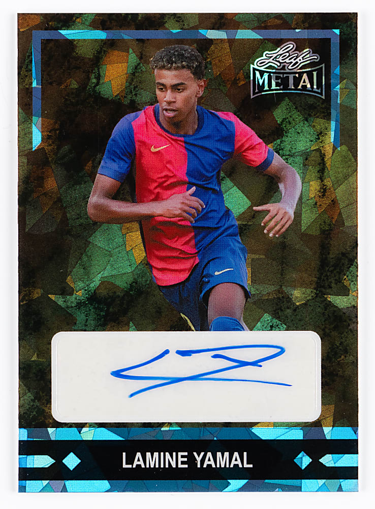 2024 Leaf Metal Gold Rookies Lamine Yamal Certified Autograph #/10