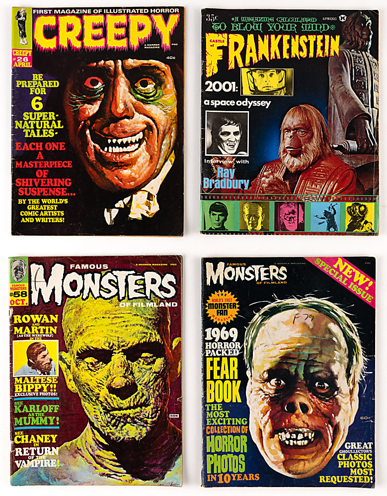 1953-1975 Comic Book/Magazine Collection (41) with Atlas & Famous Monsters Issues