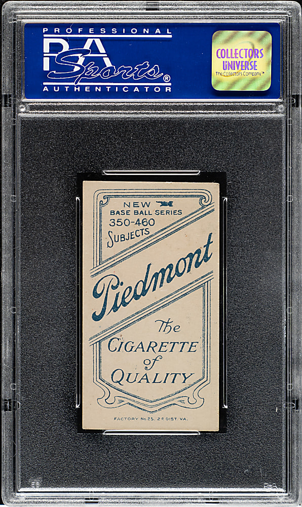 1909-1911 T206 White Border Cy Seymour Portrait PSA EX-MT 6