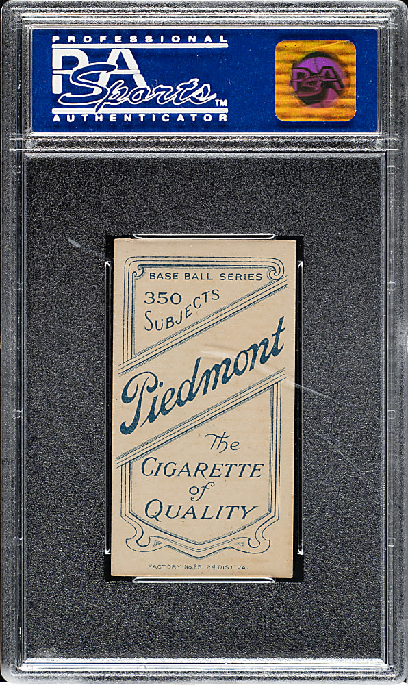 1909-1911 T206 White Border Wild Bill Donovan Throwing PSA EX-MT 6