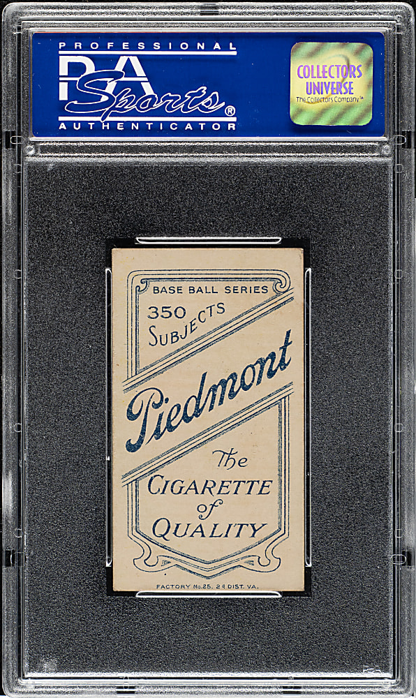 1909-1911 T206 White Border Jake Atz PSA EX-MT 6