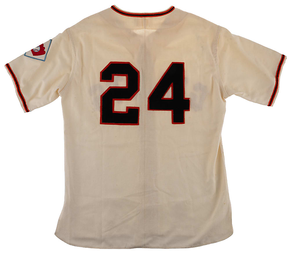 Willie Mays Signed 1951 Mitchell & Ness Jersey with Full JSA LOA