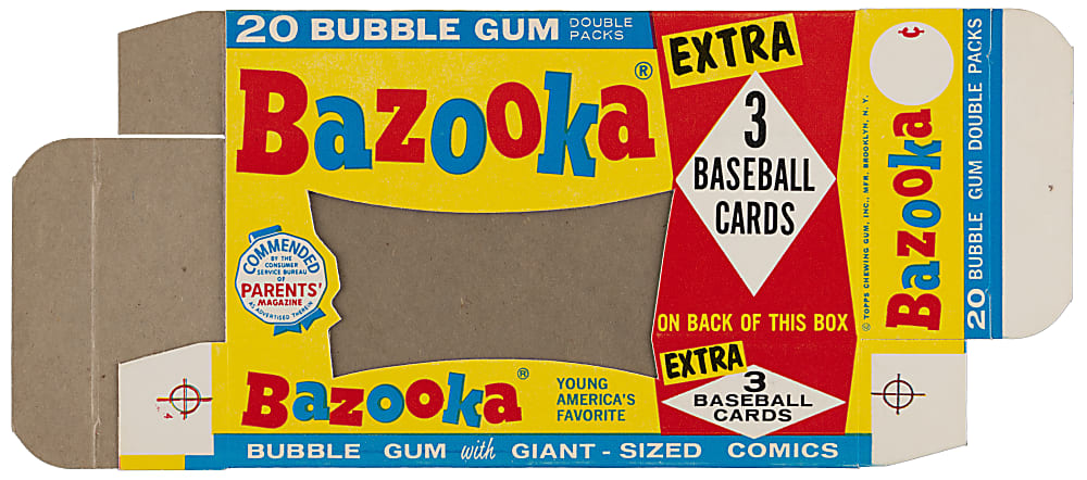 1960 Bazooka Complete Box with Orlando Cepeda