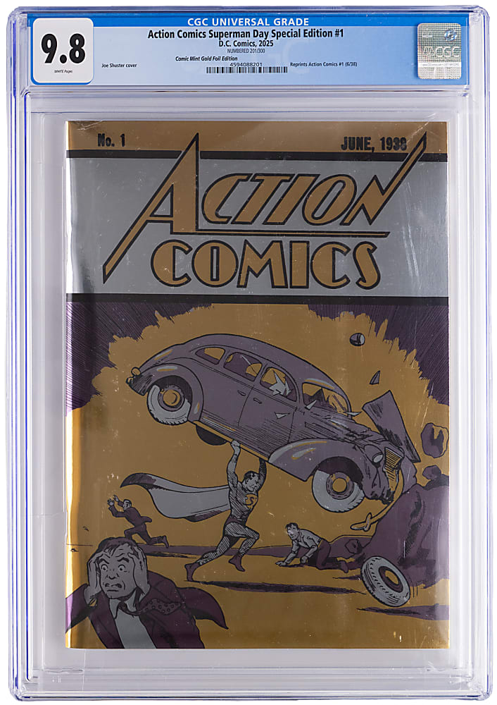 2025 DC Comics "Action Comics" Superman Day Special Edition #1 CGC 9.8 - Gold Foil Edition