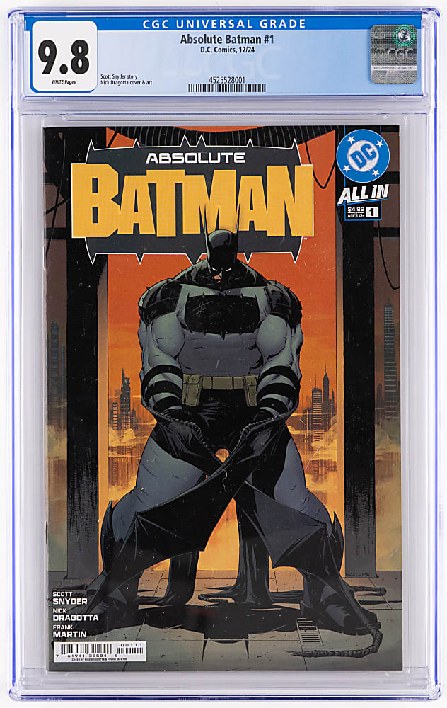 2024 Absolute Batman #1 & 2024 Absolute Wonder Woman #1 - Both CGC 9.8
