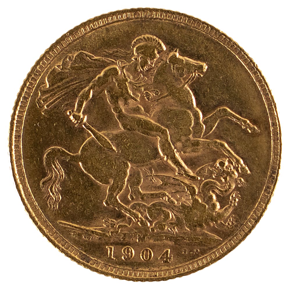 1904-M UK Royal Mint Gold Sovereign Coin