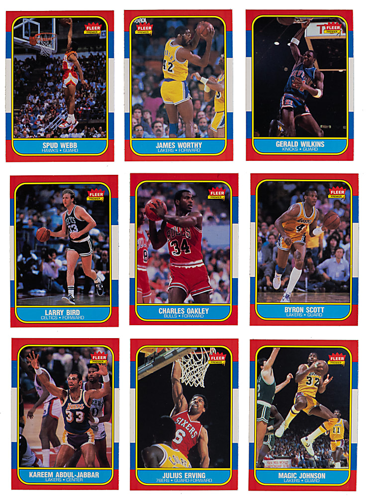 1986-1987 Fleer Basketball High-Grade Near Complete Set (131/132) - Sharp!