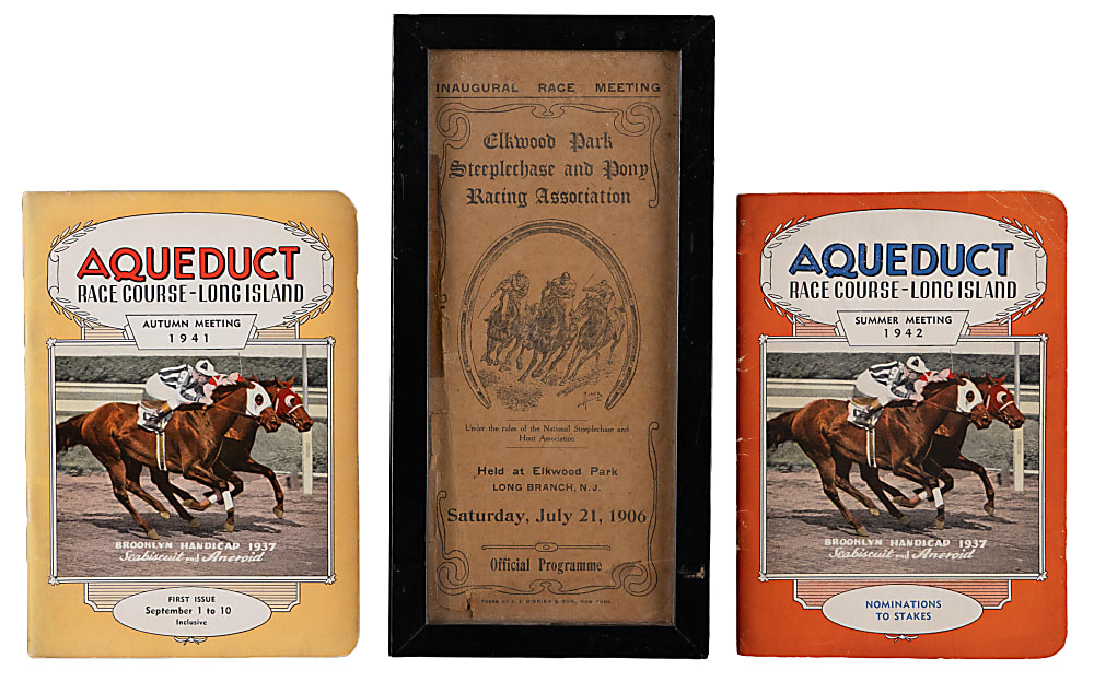 1900s-1950s Horse Racing Publications Collection (12) with Seabiscuit