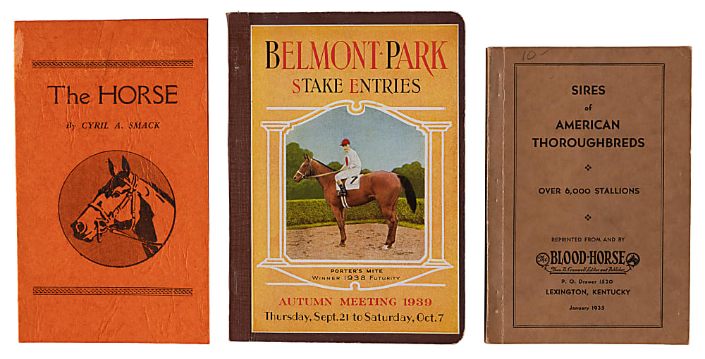 1900s-1950s Horse Racing Publications Collection (12) with Seabiscuit