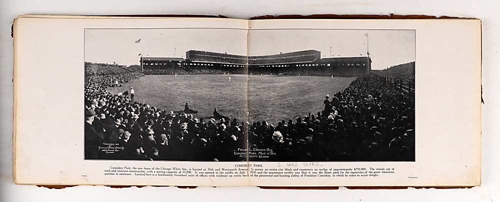 1913-1914 "The Home Coming" Chicago White Sox/New York Giants World Tour Leather Bound Commemorative Book - Given to Cartoonist Nate Collier