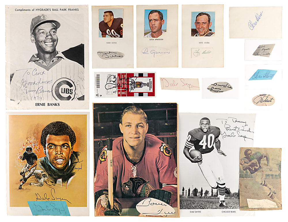1960s-1970s Multi-Sport Autograph Collection (120+) with Chicago Area Emphasis