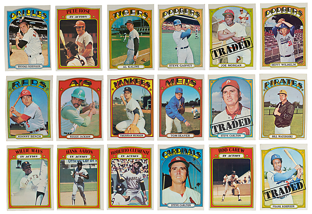 1972 Topps Complete Set (787) - Clean!