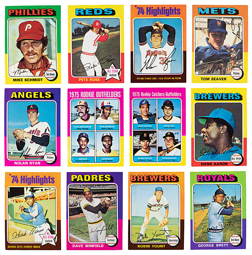 1975 Topps Complete Set (660) - Clean!