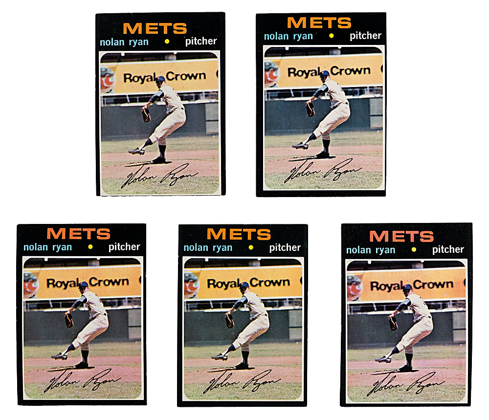 1971 Topps #513 Nolan Ryan Group (5)