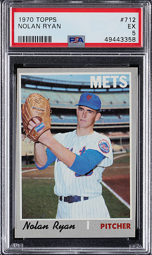 1970 Topps #712 Nolan Ryan PSA EX 5