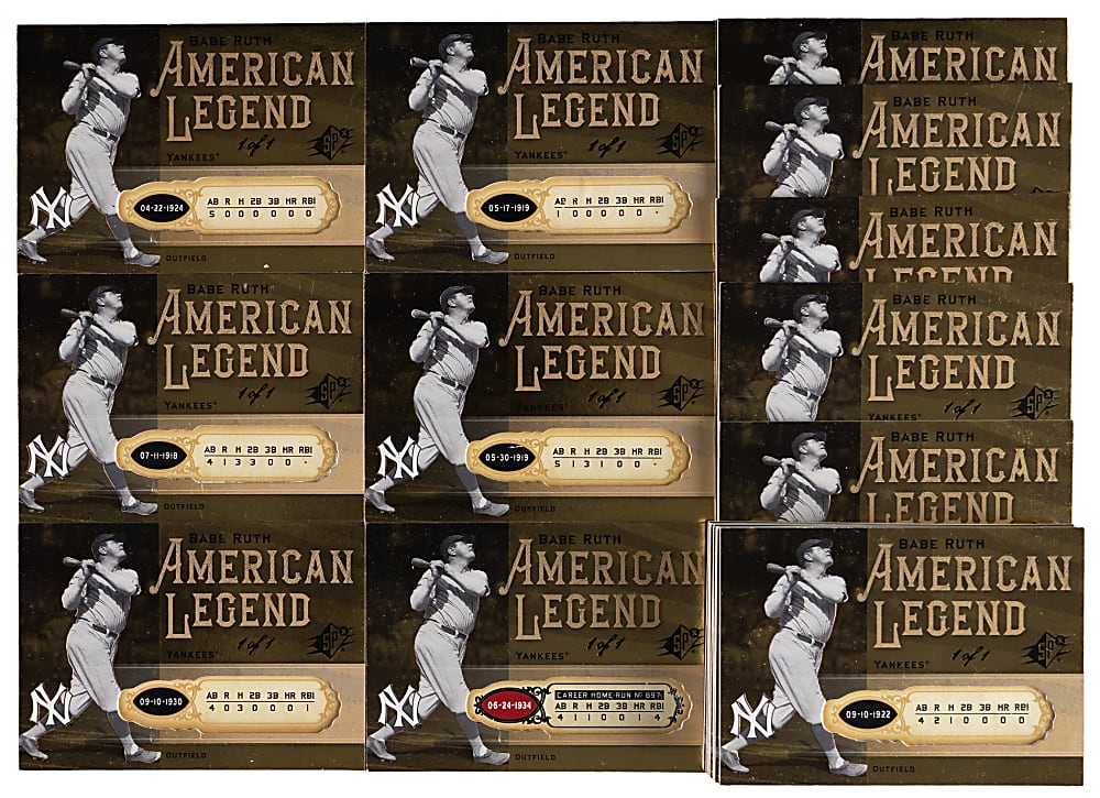 2008 SPX Babe Ruth American Legend Collection (21) - Each #1/1