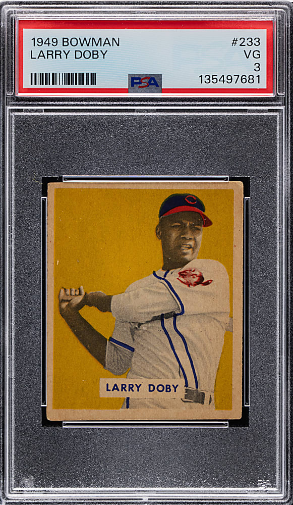 1949 Bowman #233 Larry Doby Rookie High Number PSA VG 3