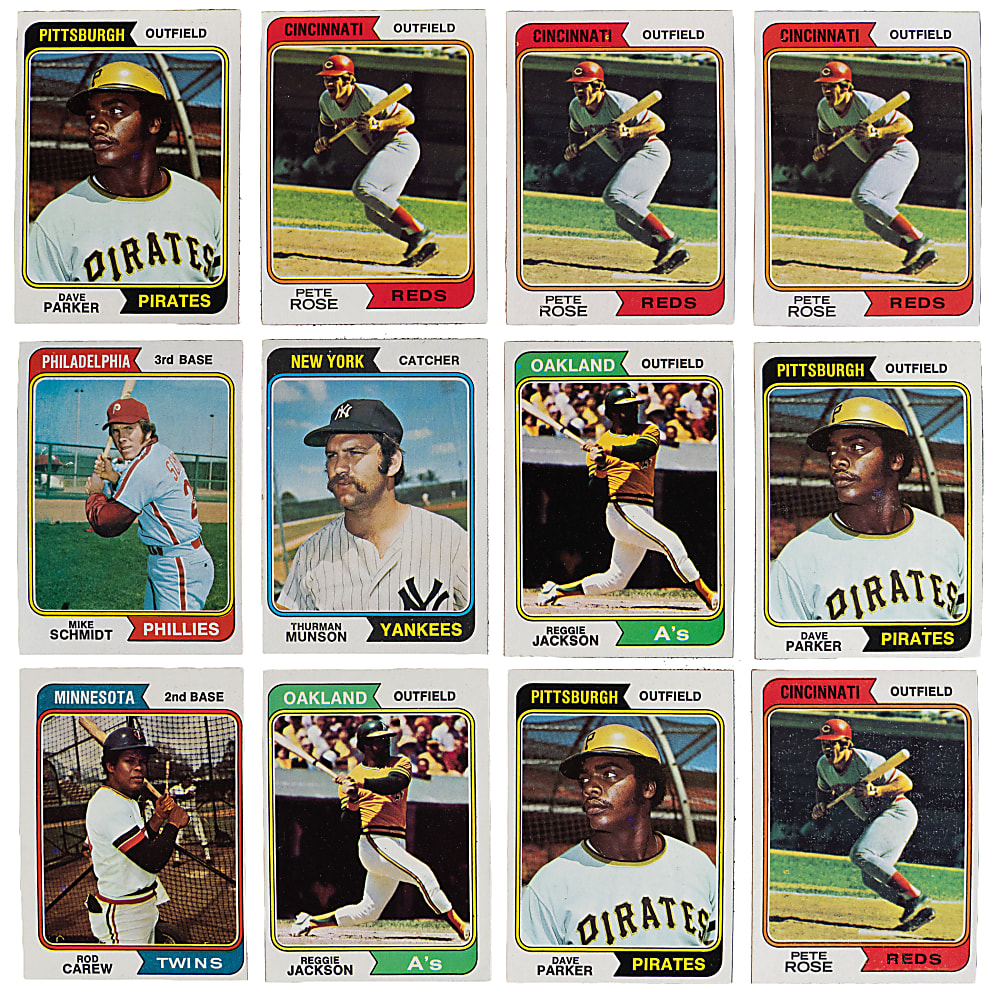 1974 Topps Singles Collection (875+) with (70+) Hall of Famers - Loaded!
