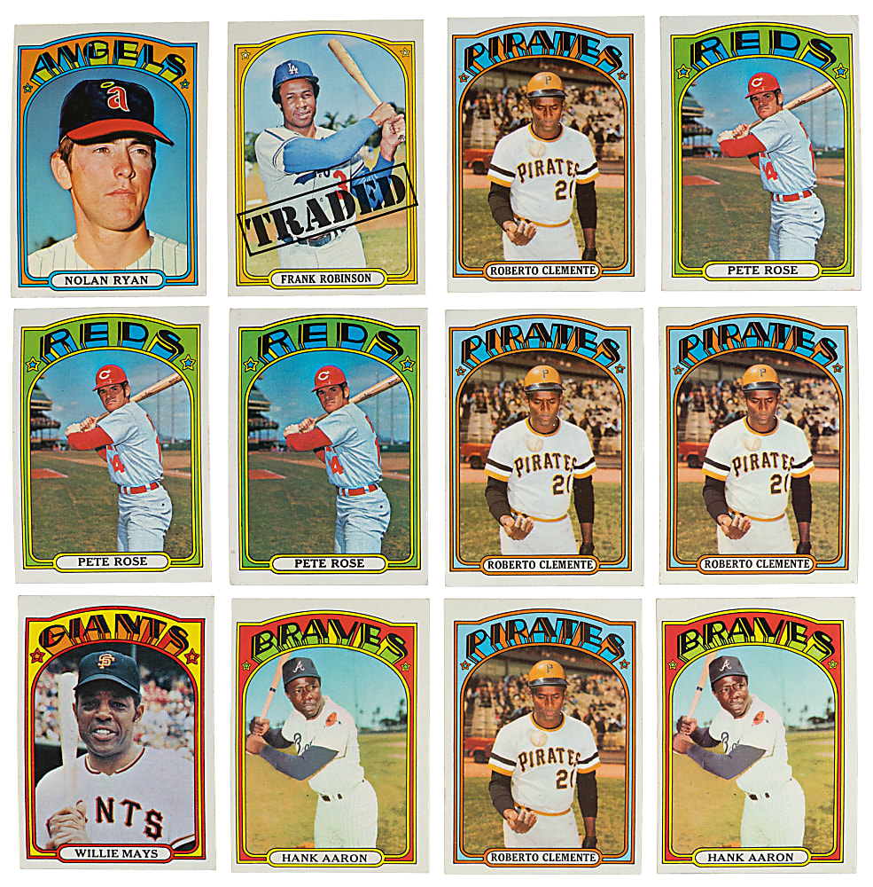 1972 Topps Collection (1,500+) with (150+) Hall of Famers - Loaded!