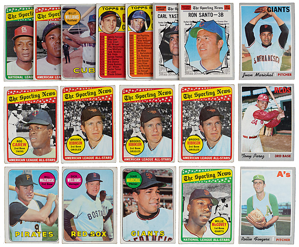 1965-1971 Topps Shoebox Collection (400+) with (40+) Hall of Famers & (9) 1969 Topps White Letter Variations