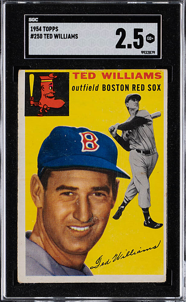 1954 Topps #250 Ted Williams SGC GOOD+ 2.5