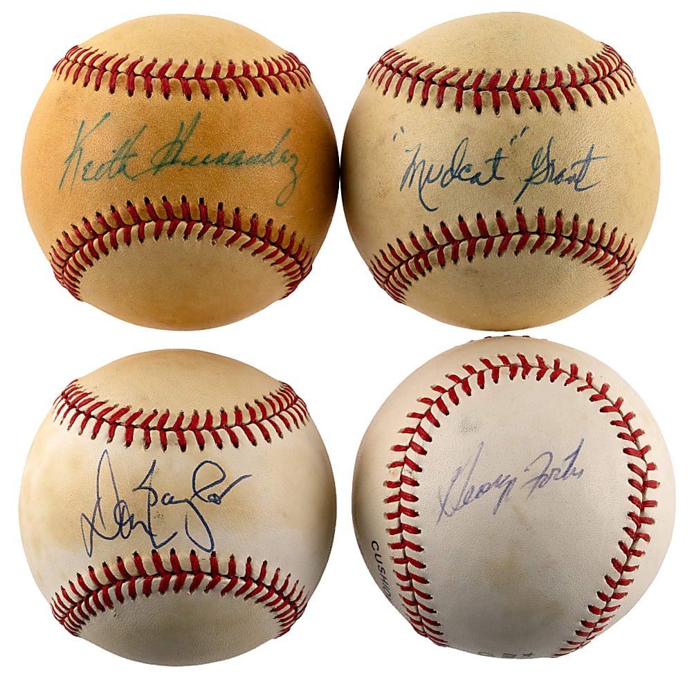 Hall of Fame & Star Single-Signed ONL/OAL Feeney/MacPhail Baseballs (16)  - All Individually Certed