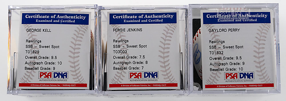 Signed Baseball Balance of Collection (114) with (20+) Hall of Famers - Most Individually Certified