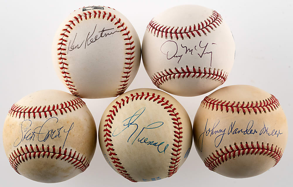Signed Baseball Balance of Collection (114) with (20+) Hall of Famers - Most Individually Certified