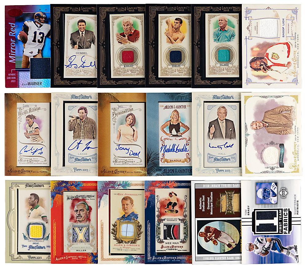 2000-Modern Multi-Sport/Pop Culture Relic & Certified Autograph Collection (137)