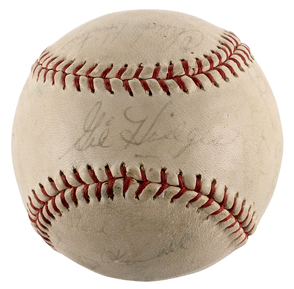 1964 Washington Senators Team-Signed Baseball with (28) Signatures Including Gil Hodges Sweet Spot - Full JSA LOA