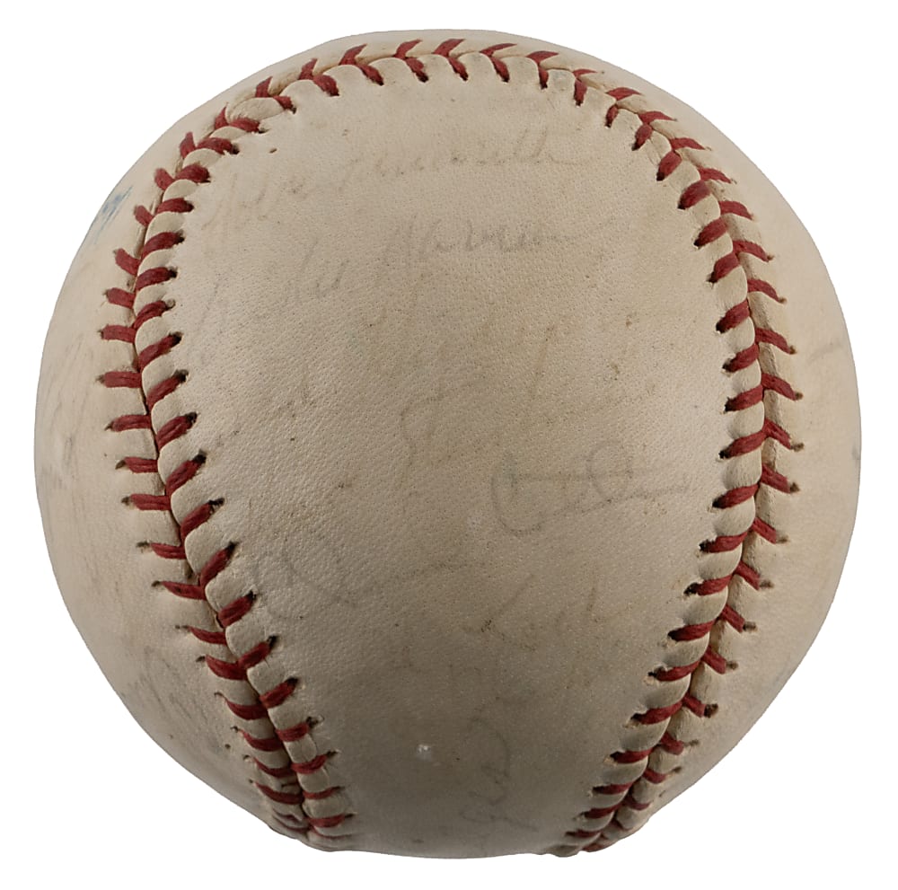 1964 Washington Senators Team-Signed Baseball with (28) Signatures Including Gil Hodges Sweet Spot - Full JSA LOA