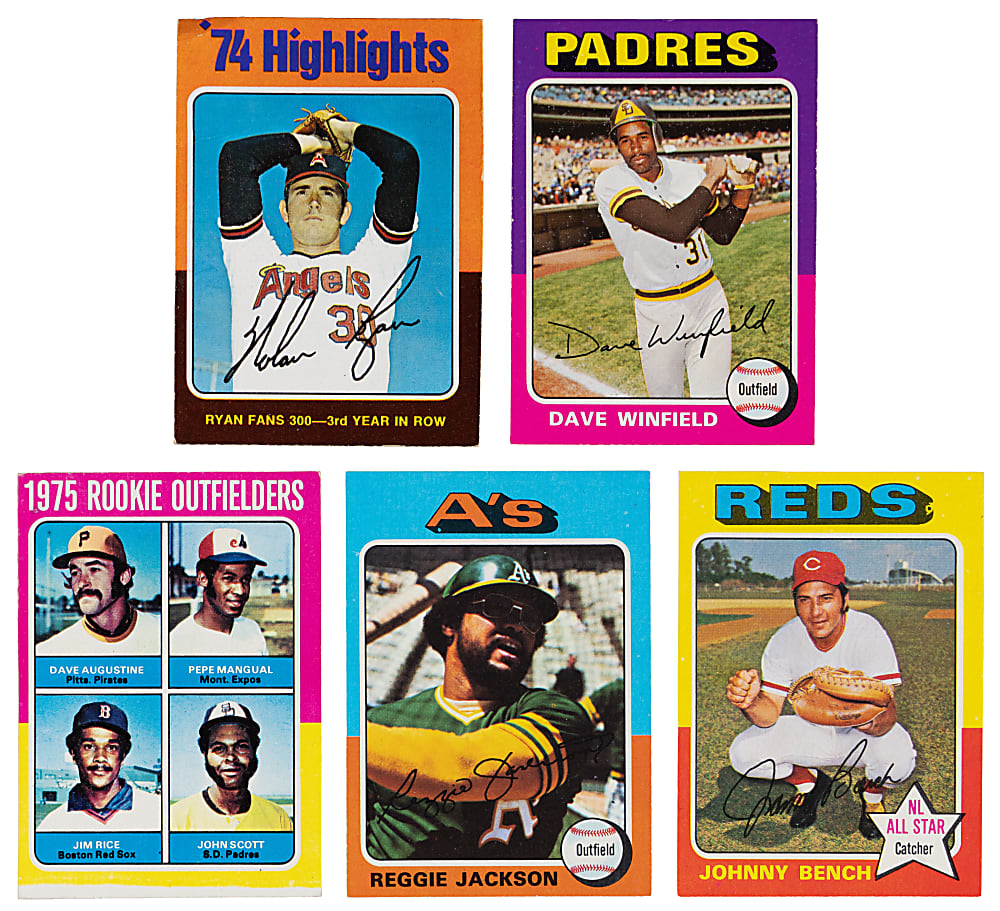 1975-1982 Topps & Traded Complete/Near Set Collection (7) - (2,899 Total Cards) with 1982 Topps Traded #98 Cal Ripken Rookie