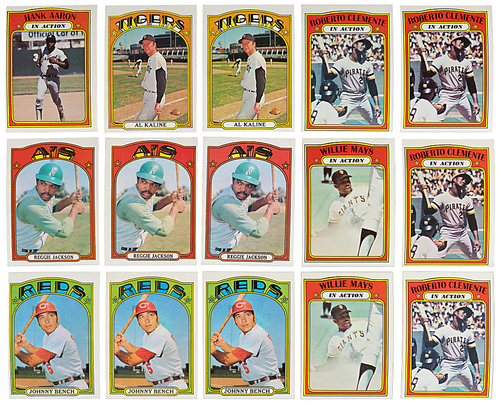 1972 Topps Collection (1,038) with (150+) Hall of Famers - Loaded!