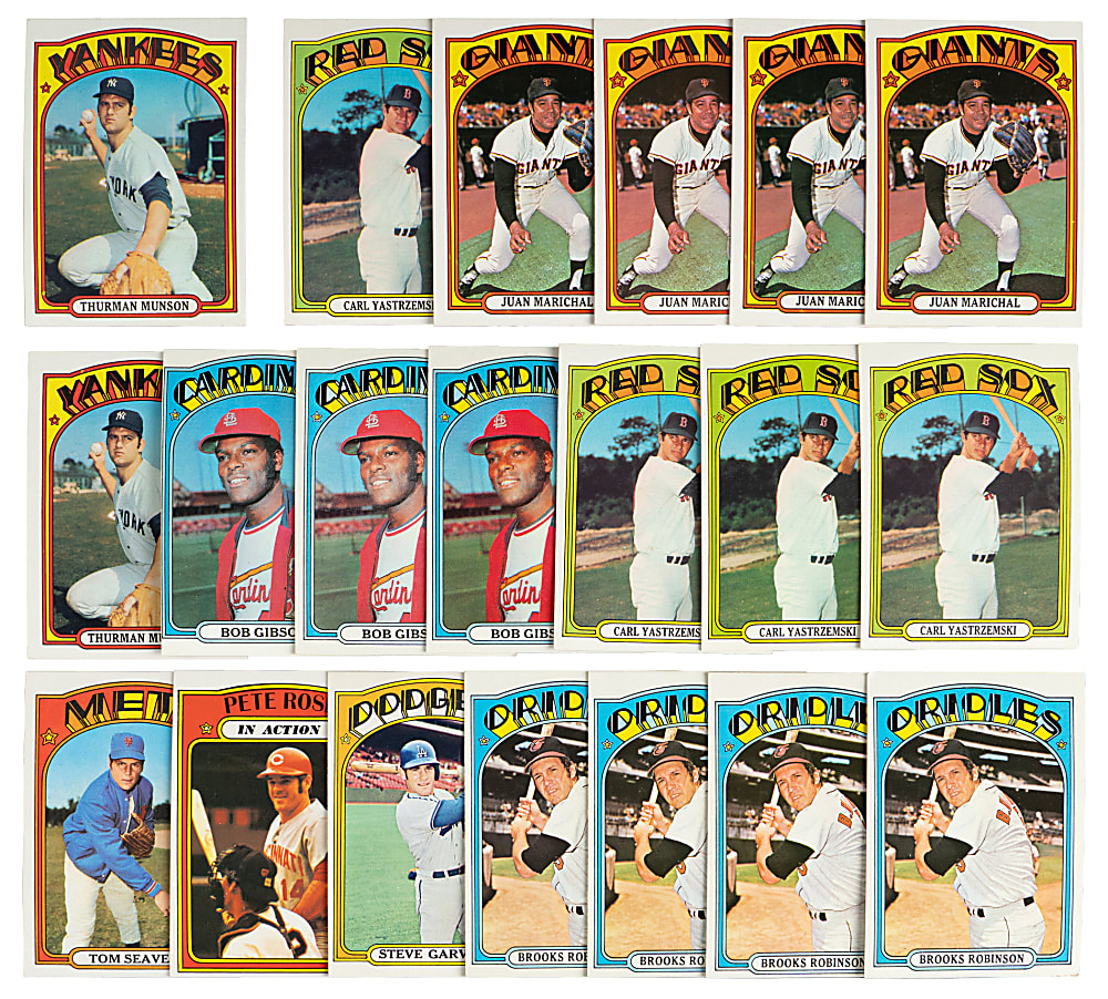 1972 Topps Collection (1,038) with (150+) Hall of Famers - Loaded!