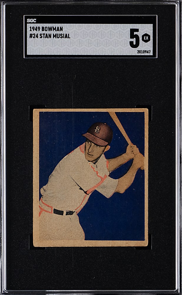1949 Bowman #24 Stan Musial SGC EX 5