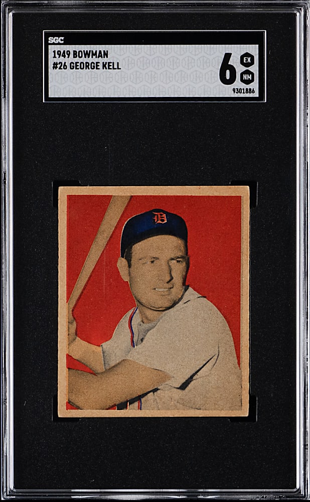 1949 Bowman #26 George Kell Rookie SGC EX/NM 6