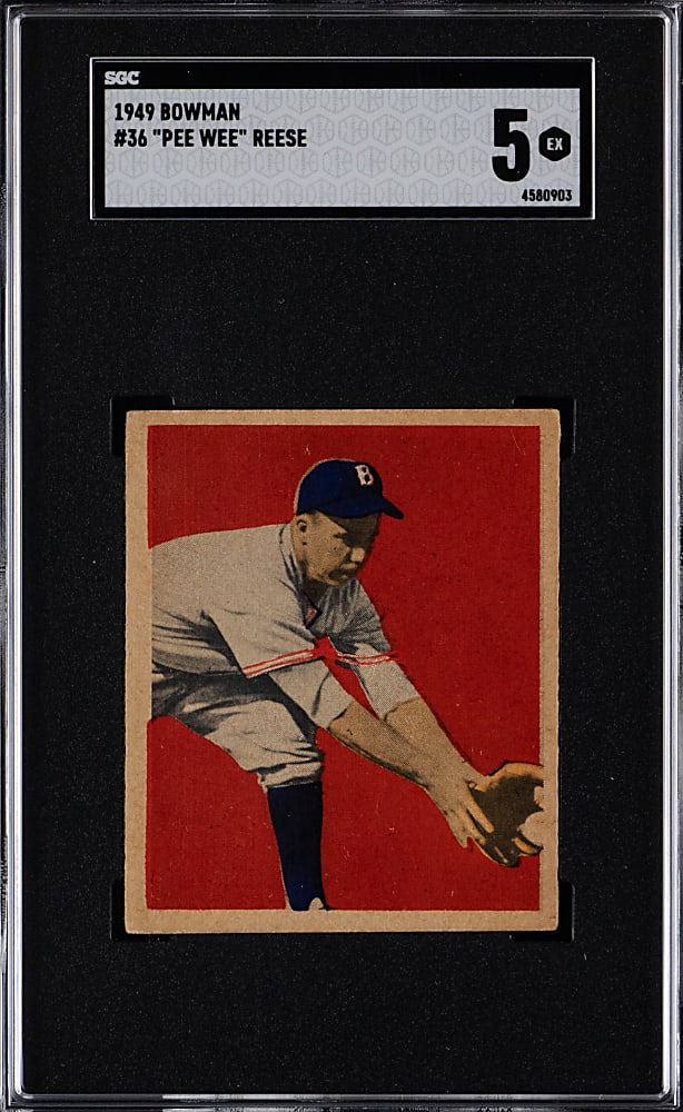 1949 Bowman #36 Pee Wee Reese SGC EX 5