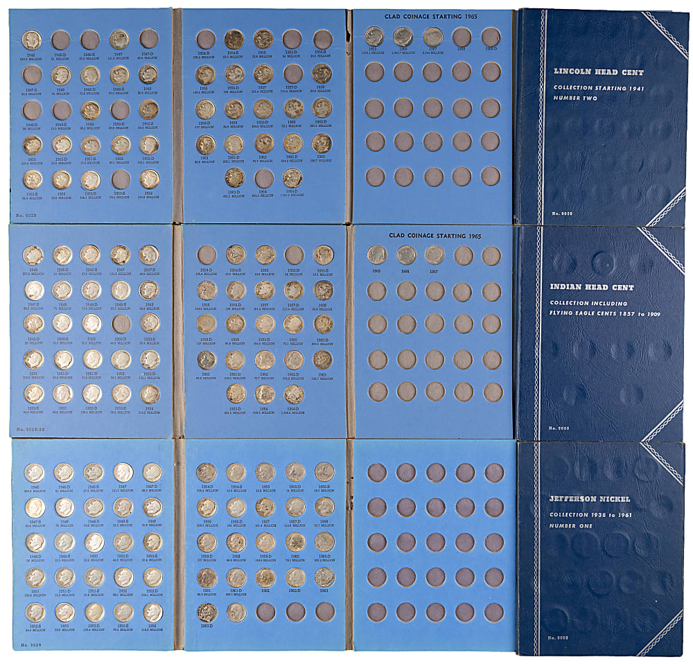 1850s-1960s U.S. and Canada Coin Treasure Chest (750+) with Many Silver Pieces