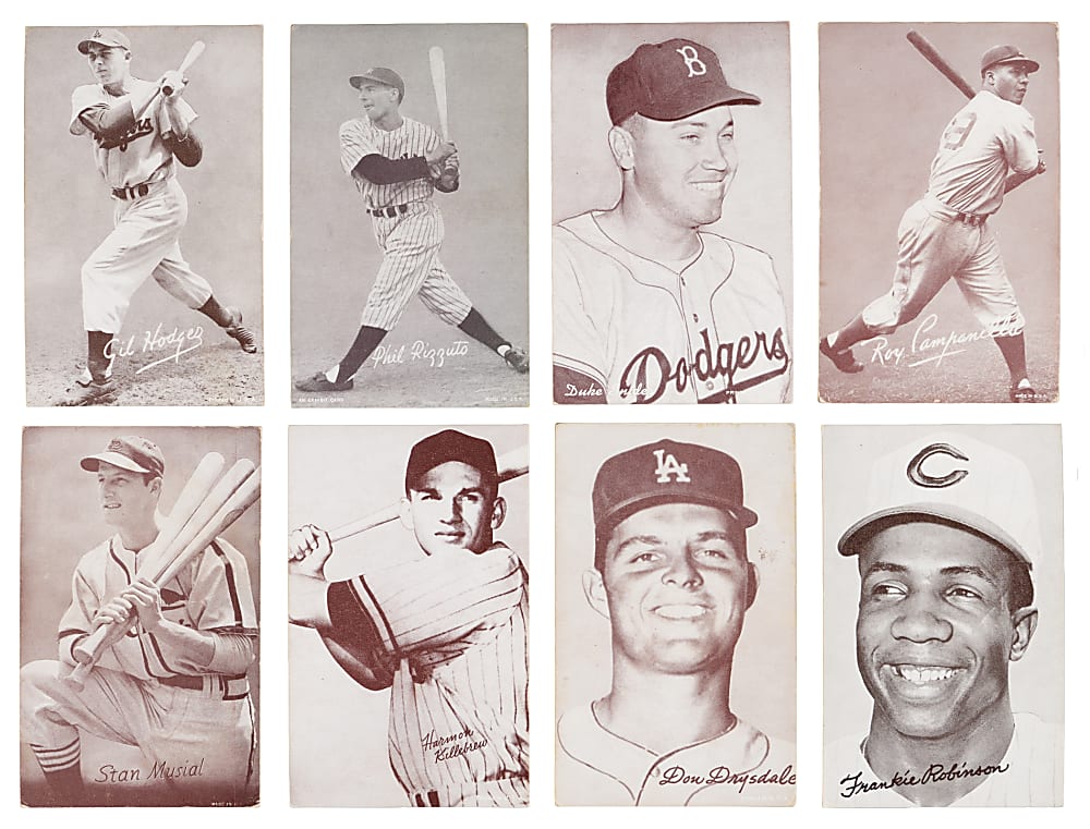 1947-1966 Exhibits Collection (200+) with (30+) Hall of Famers